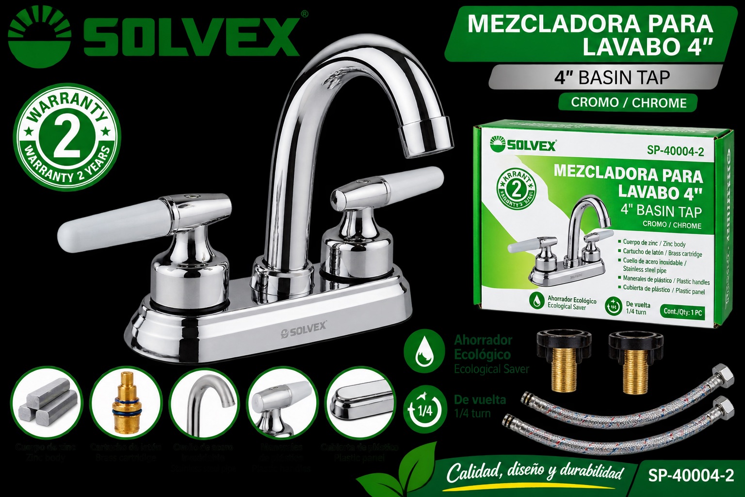 llave de lava manos de baño — vista 2