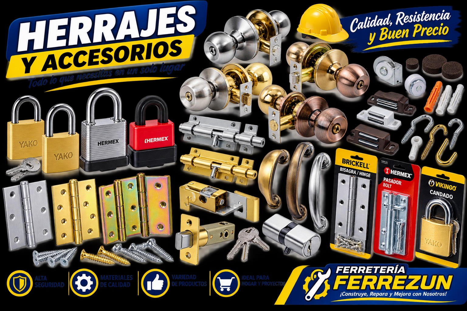 Categoría cerrajería — materiales de construcción Ferrezun