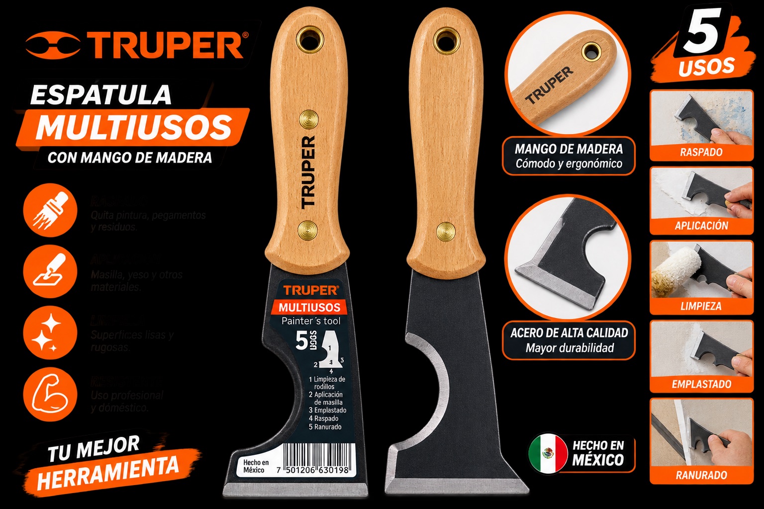 espatula multiusos  — herramientas y materiales de construcción Ferrezun